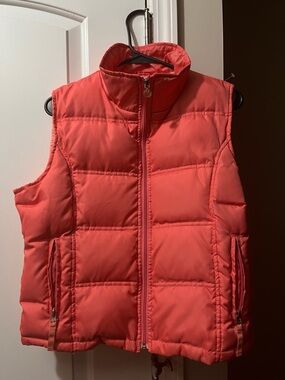 Coral Puffer Vest